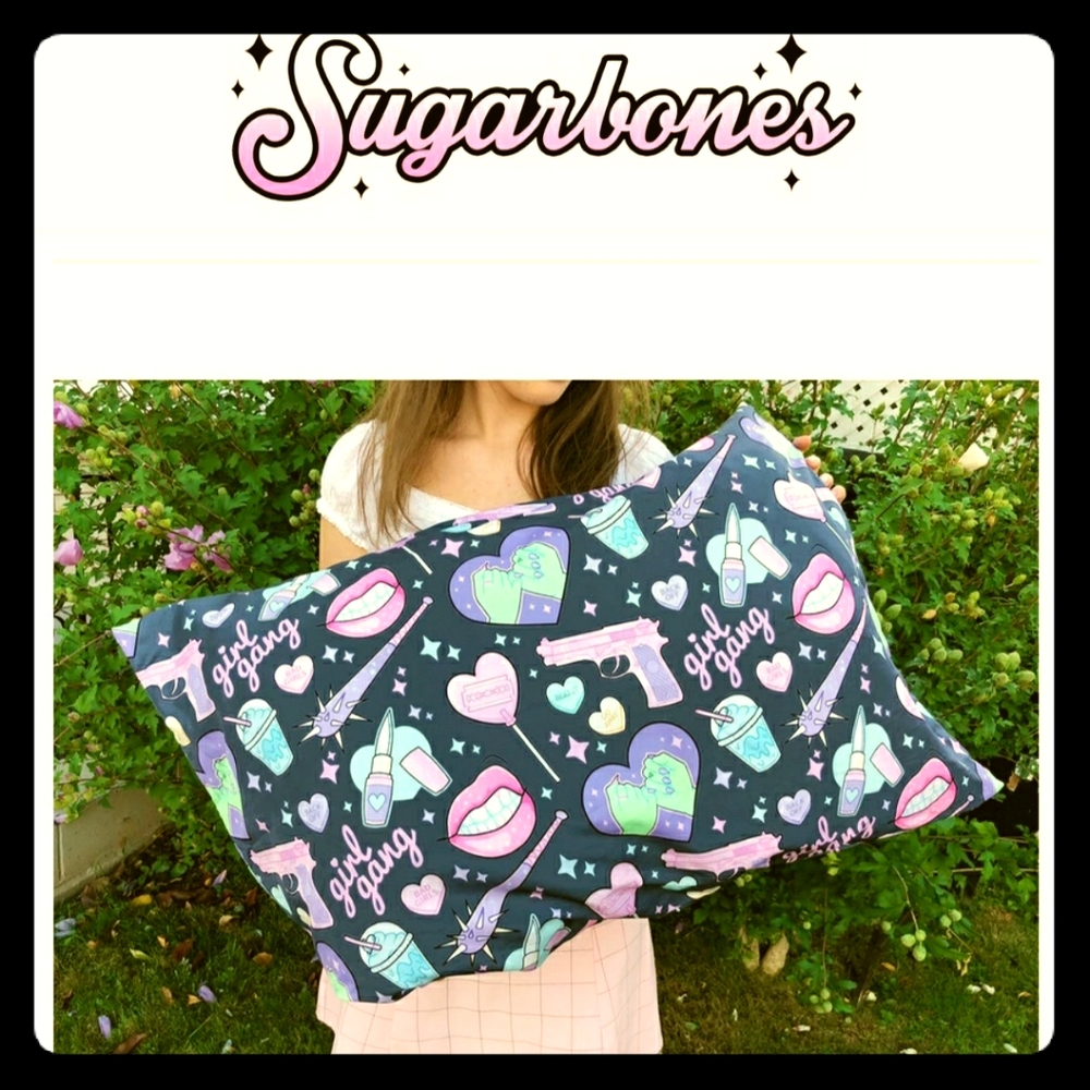 ISO: SUGARBONES GIRL GANG ♡ PILLOW CASE